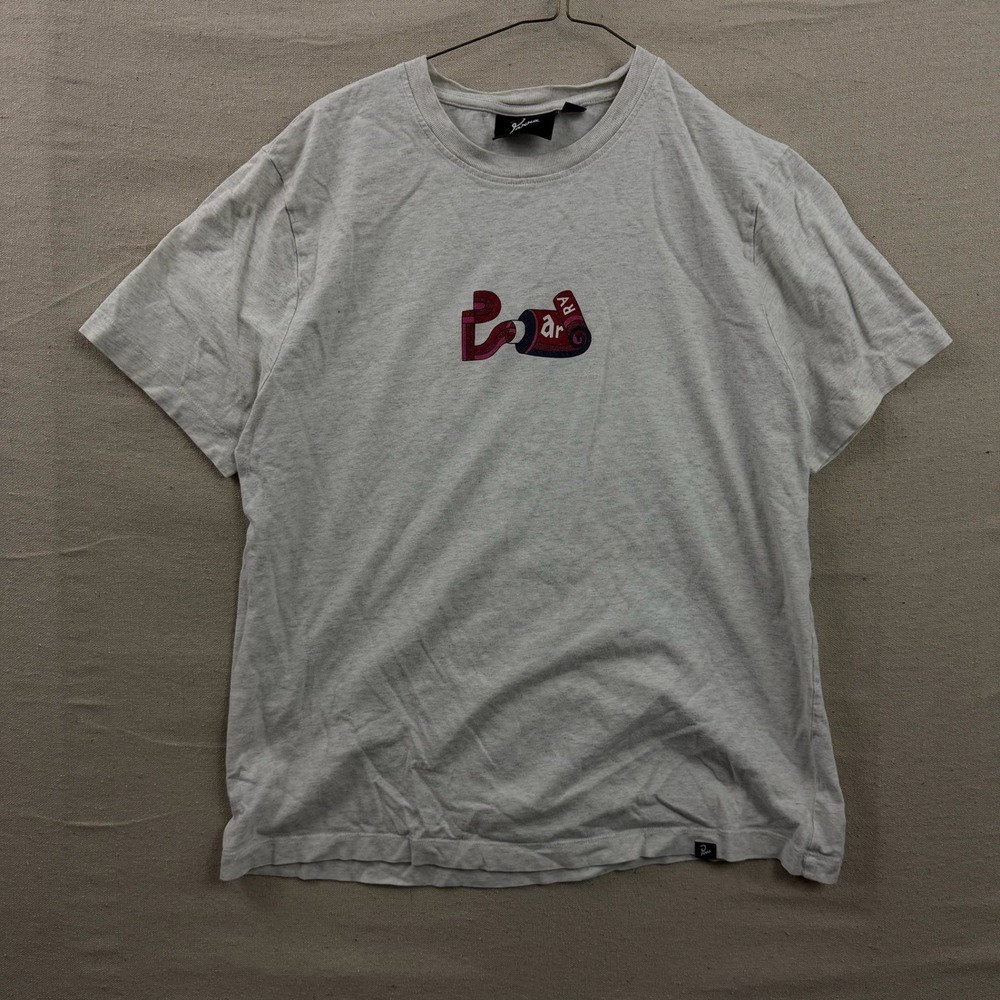 Parra Graphic T-Shirt Mens Medium Grey Short Sleeve Art Print Portugal